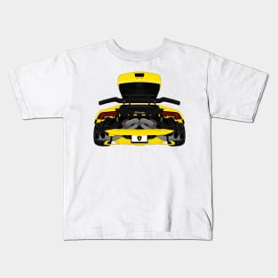 HURACAN YELLOW Kids T-Shirt